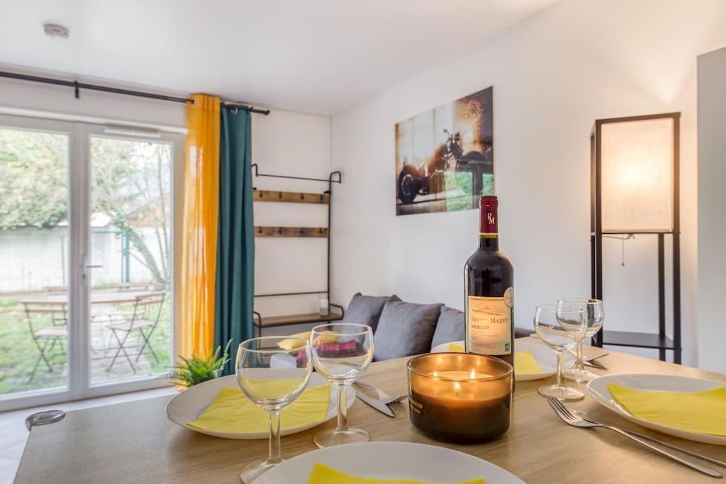 Cocoon - Jardin - Boite A Cle - Wi-Fi Apartment Baulne Exterior photo