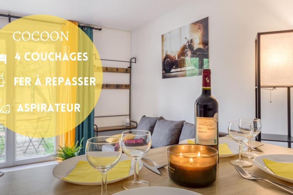 Cocoon - Jardin - Boite A Cle - Wi-Fi Apartment Baulne Exterior photo