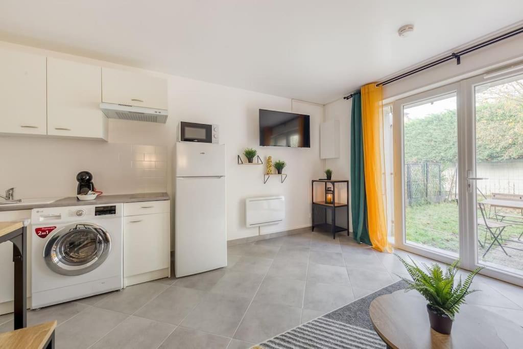 Cocoon - Jardin - Boite A Cle - Wi-Fi Apartment Baulne Exterior photo